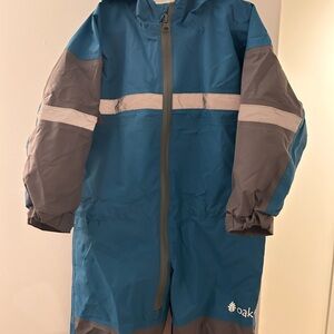 Oaki Kids Blue and Gray Rainsuit